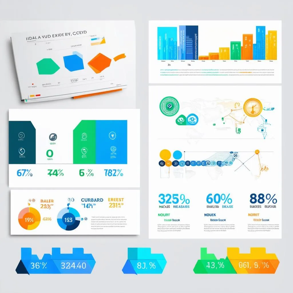 Infographics màu sắc