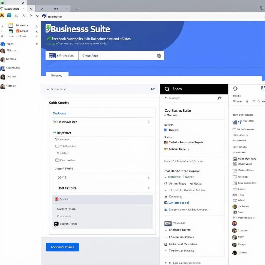 Giao diện Facebook Business Suite