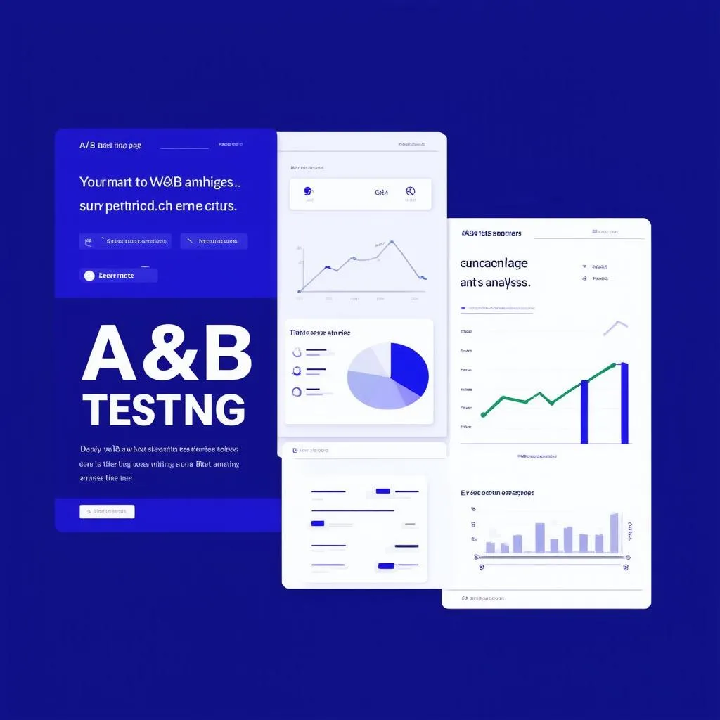 A/B testing concept