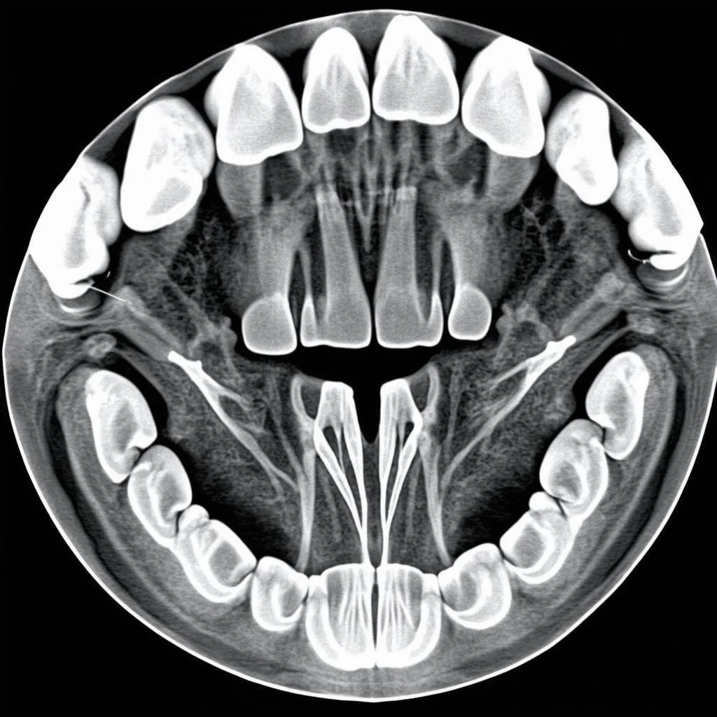 X-ray của Alveolar Ridge