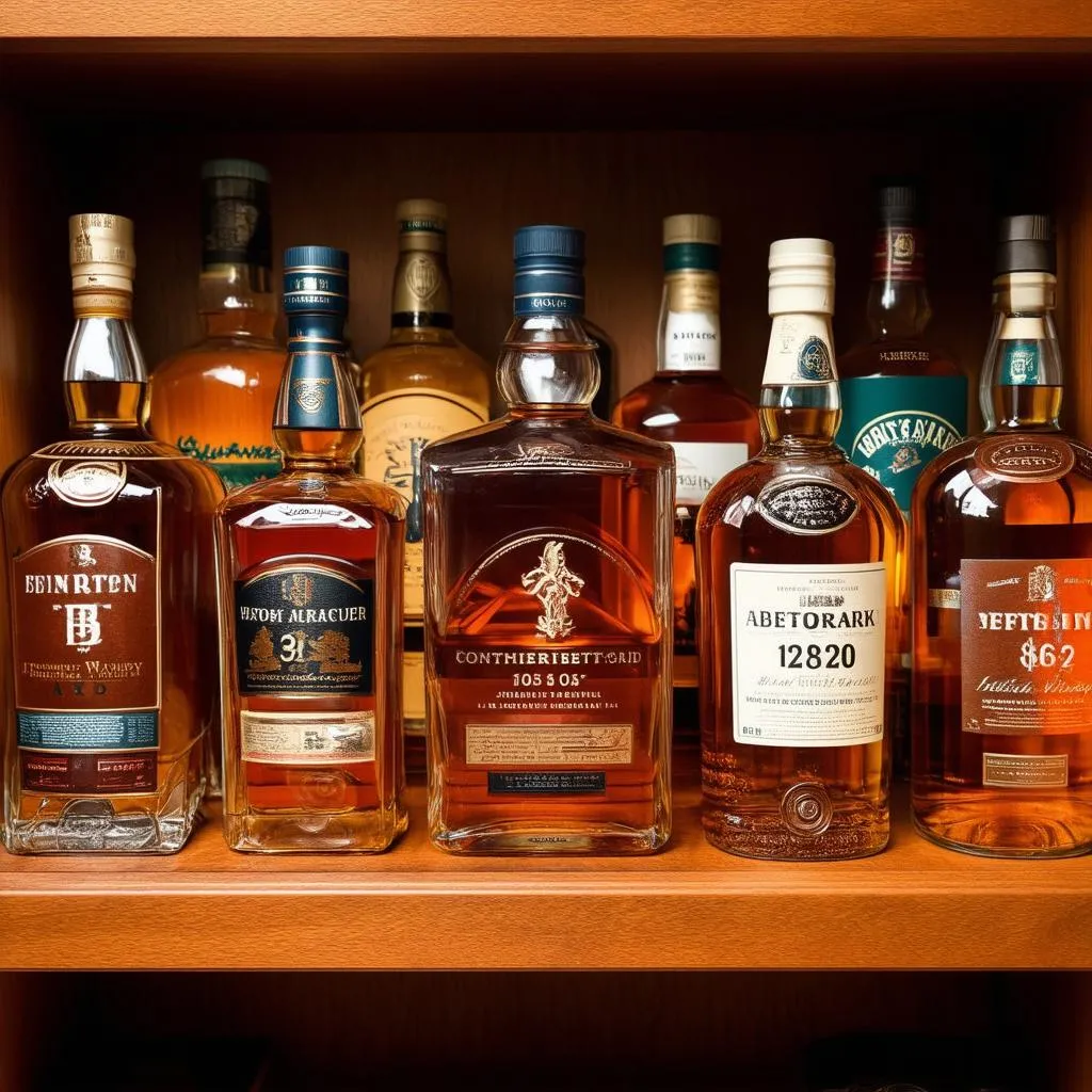 bộ sưu tập rượu whisky