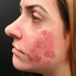 Butterfly rash