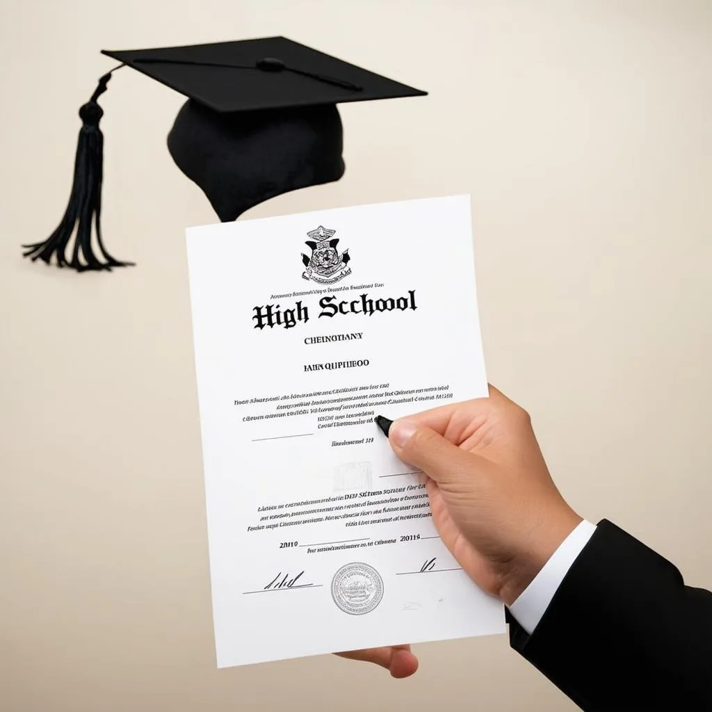 High school diploma