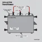 Biến áp cách ly hoạt động