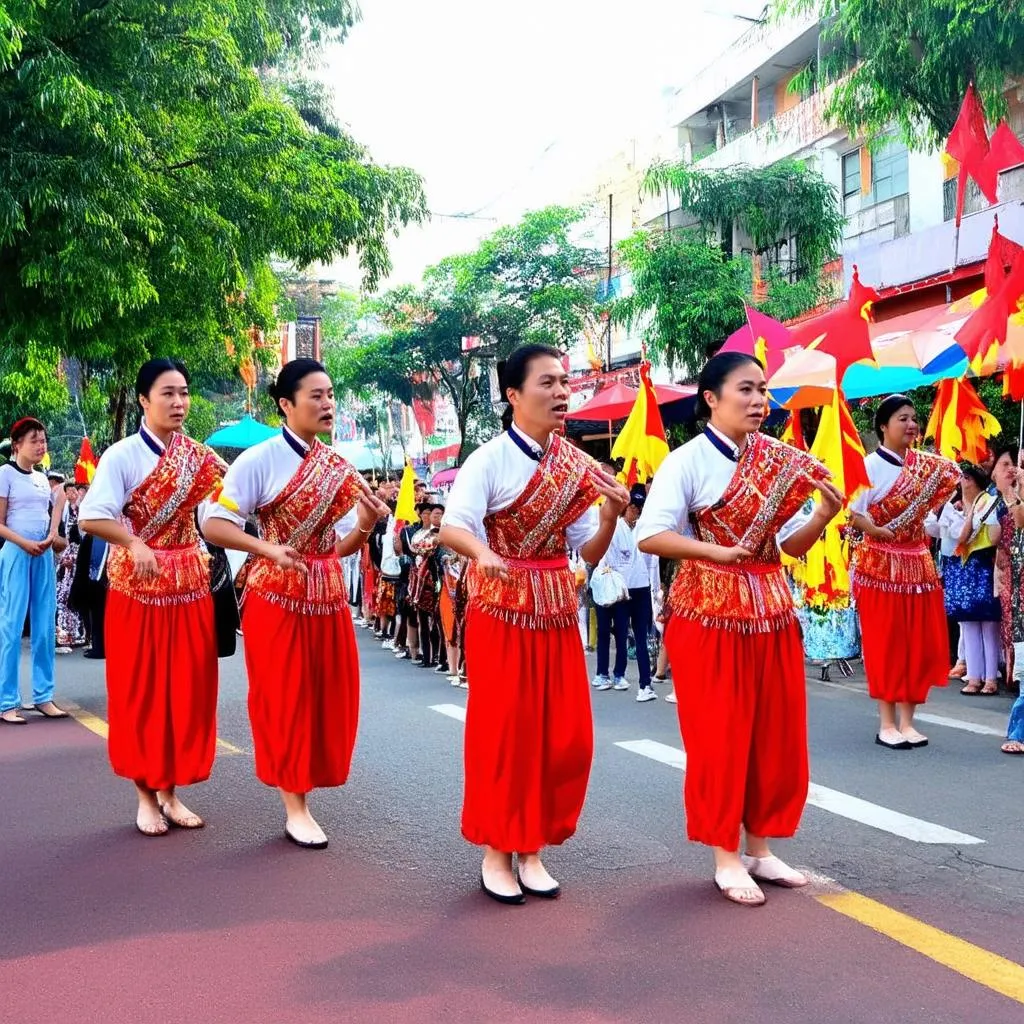 Biểu diễn hát xẩm