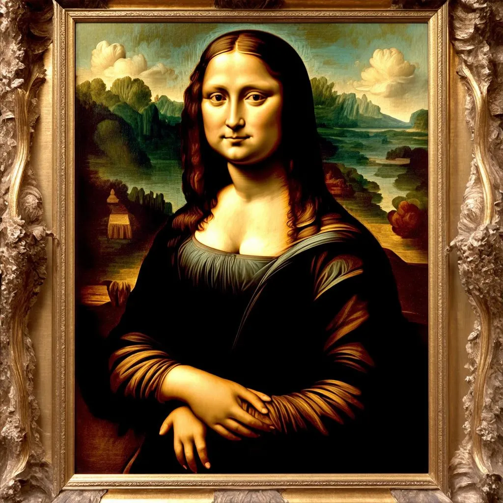 Mona Lisa painting