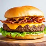 Burger thịt bò ngon mắt