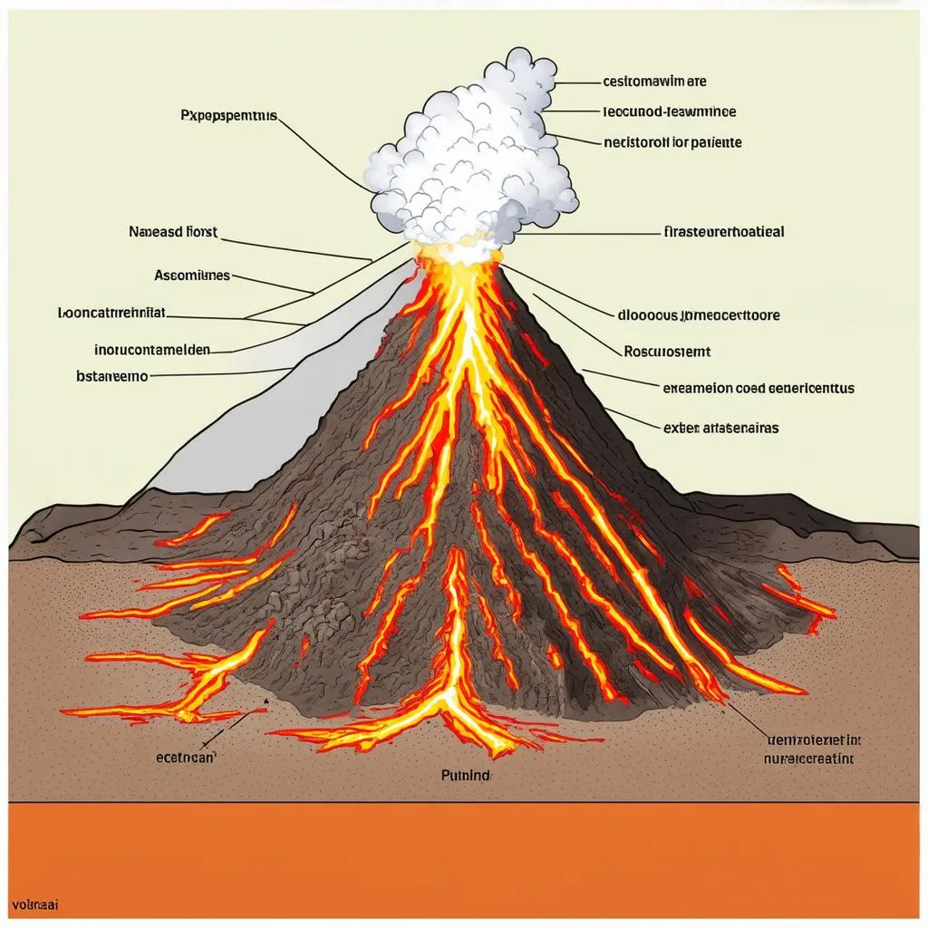 Cấu tạo núi lửa