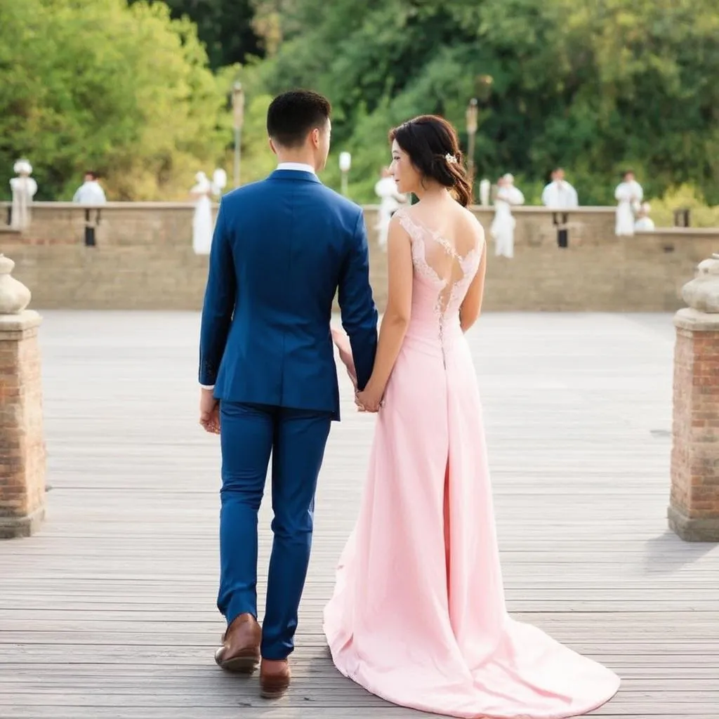 Cặp đôi chụp ảnh pre-wedding