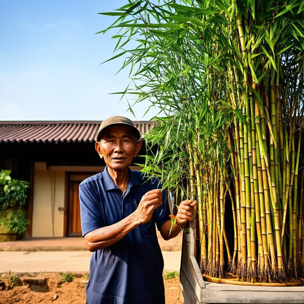 The hundred-knot bamboo tree