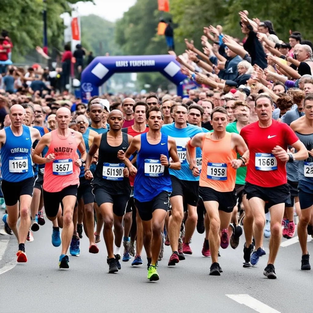 chạy marathon