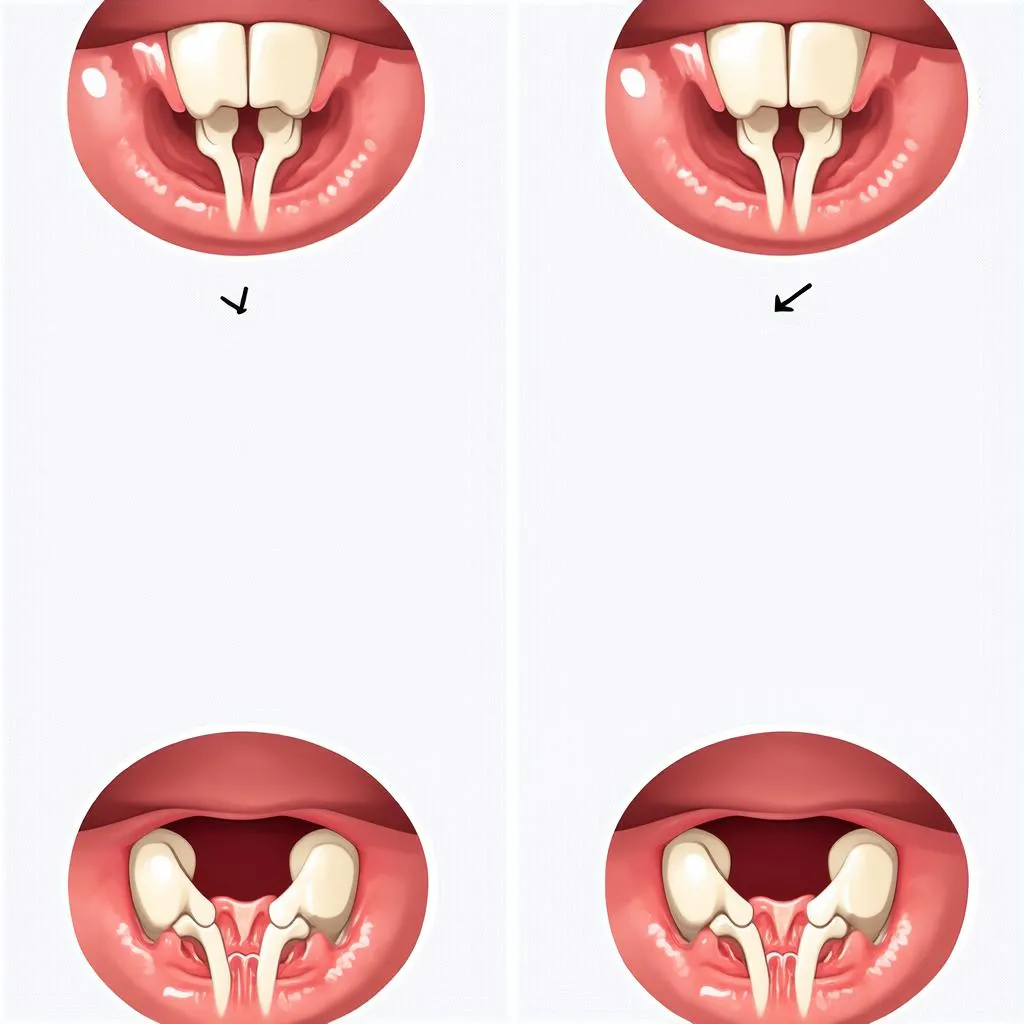 Cổ tử cung bình thường và lộ tuyến