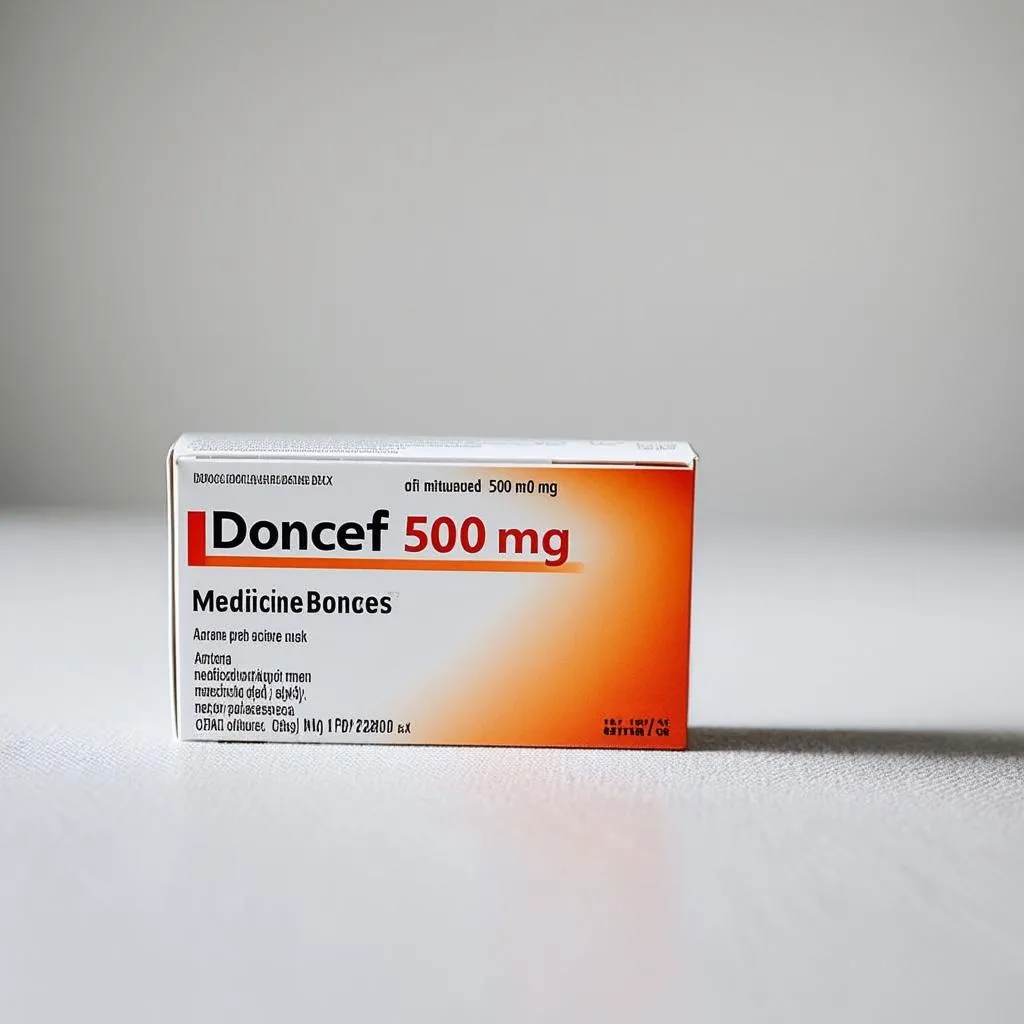 Hộp thuốc Doncef 500mg