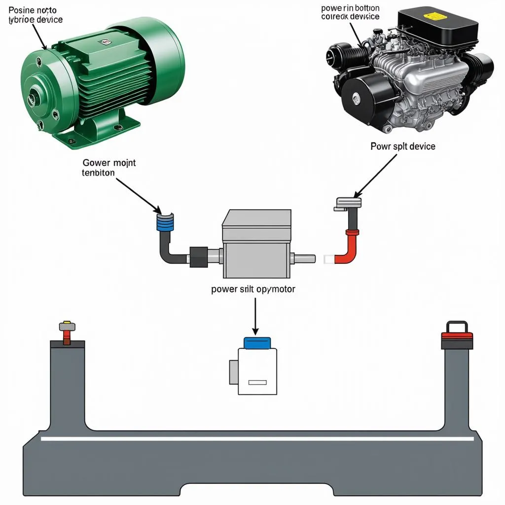 động cơ hybrid hoạt động