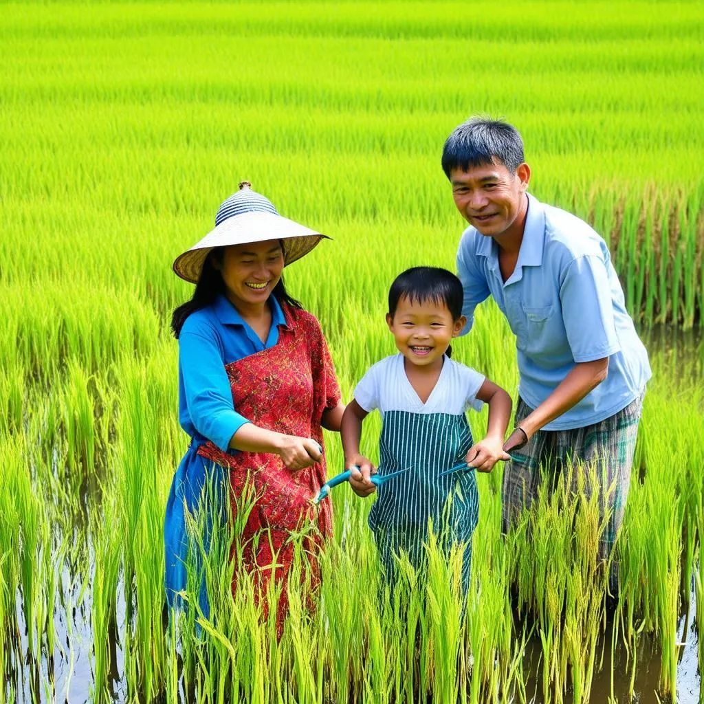 Gia đình nông thôn Việt Nam