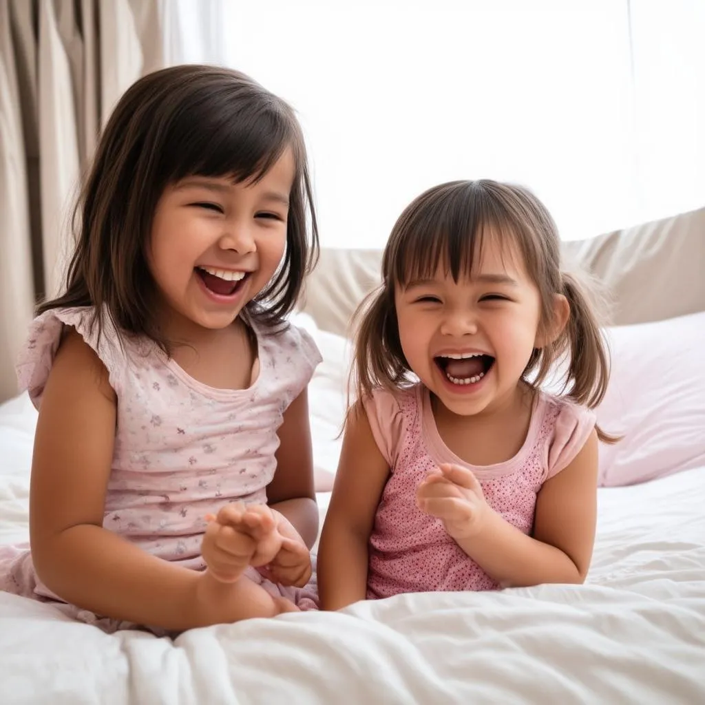 two-sisters-playing