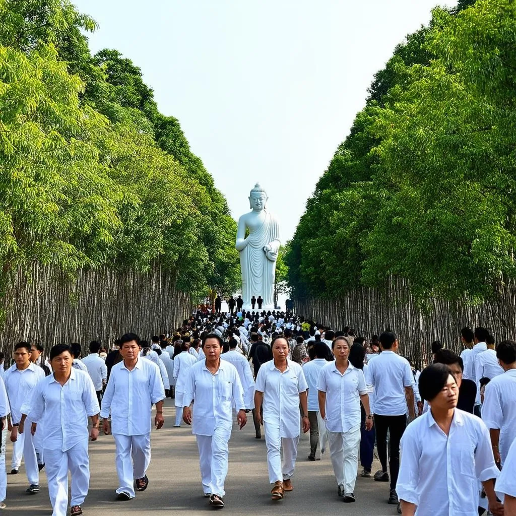 hành hương về đất phật