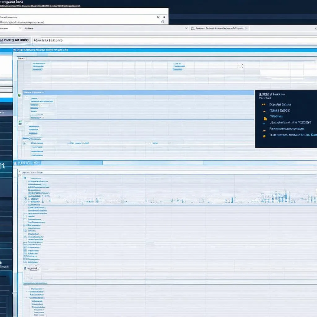 Database management system in banking