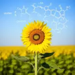 Sunflower and chemical formulas