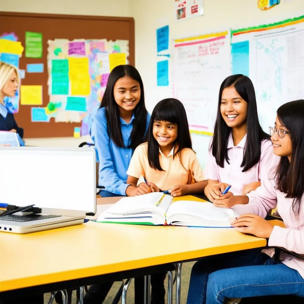 Students Studying