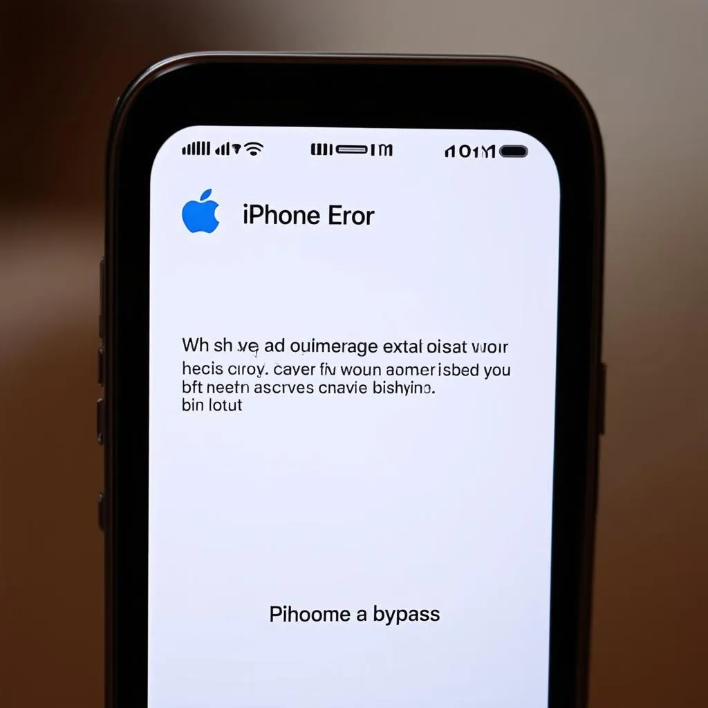 iPhone Bypass lỗi