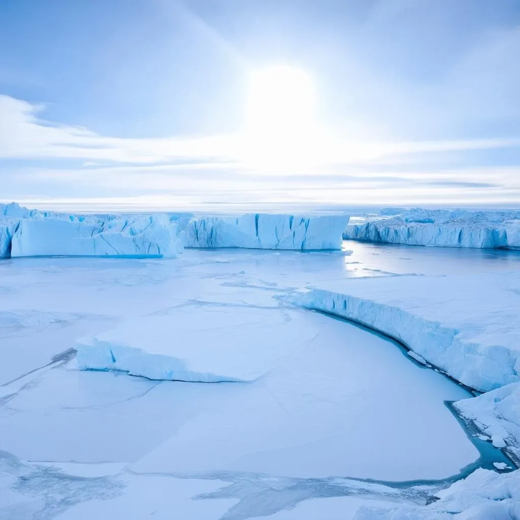 Khung cảnh Antarctica