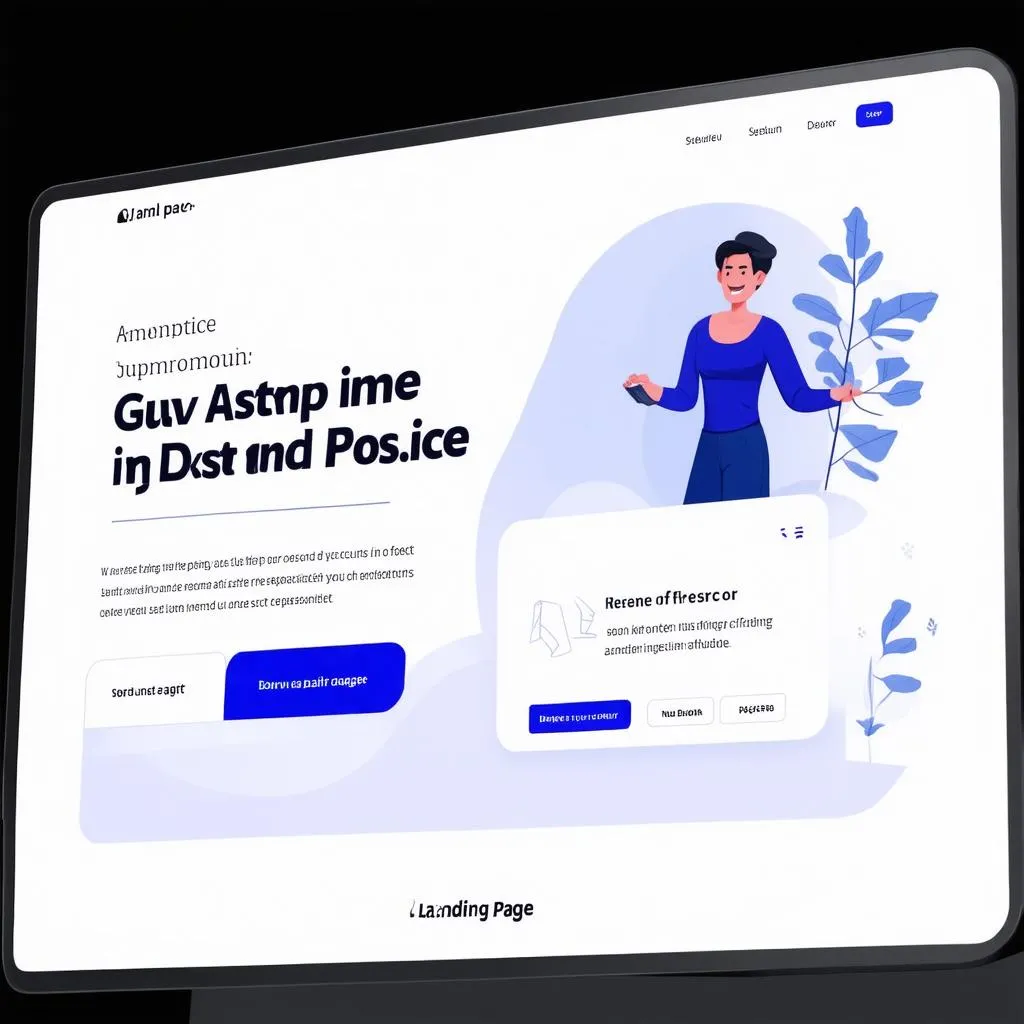 landing page design