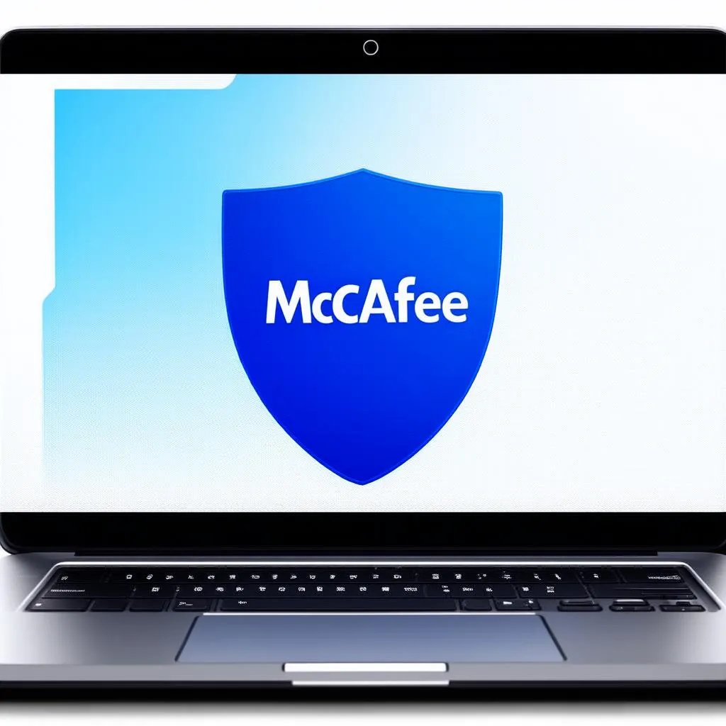 Laptop được bảo vệ bởi McAfee