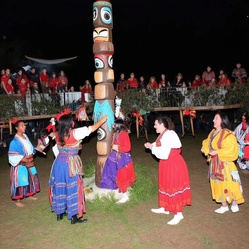 Lễ hội tôn vinh Totem