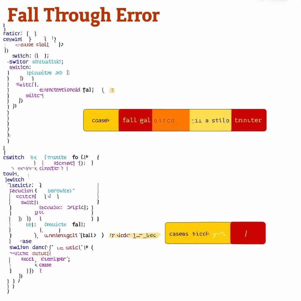 Minh họa lỗi fall through trong lập trình