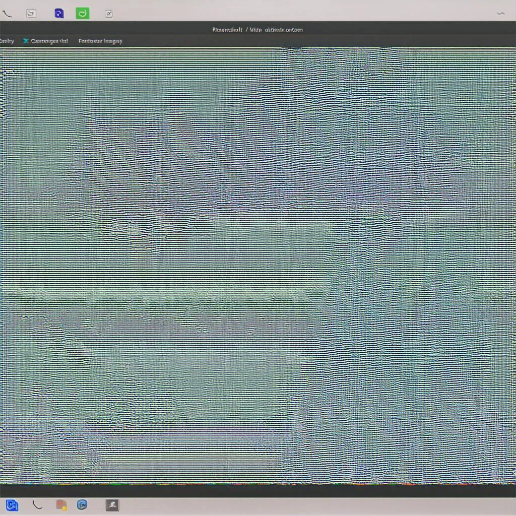 Lỗi Glitch màn hình máy tính