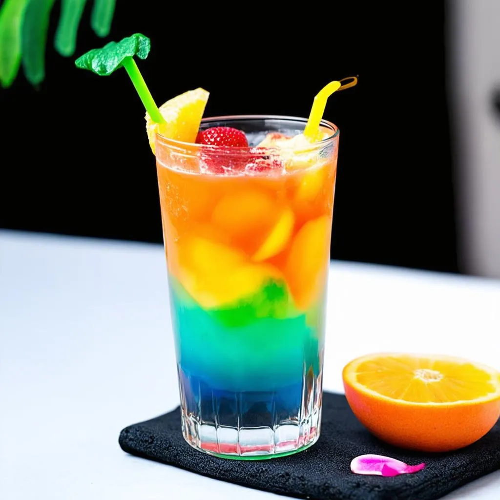 ly mocktail ngũ sắc