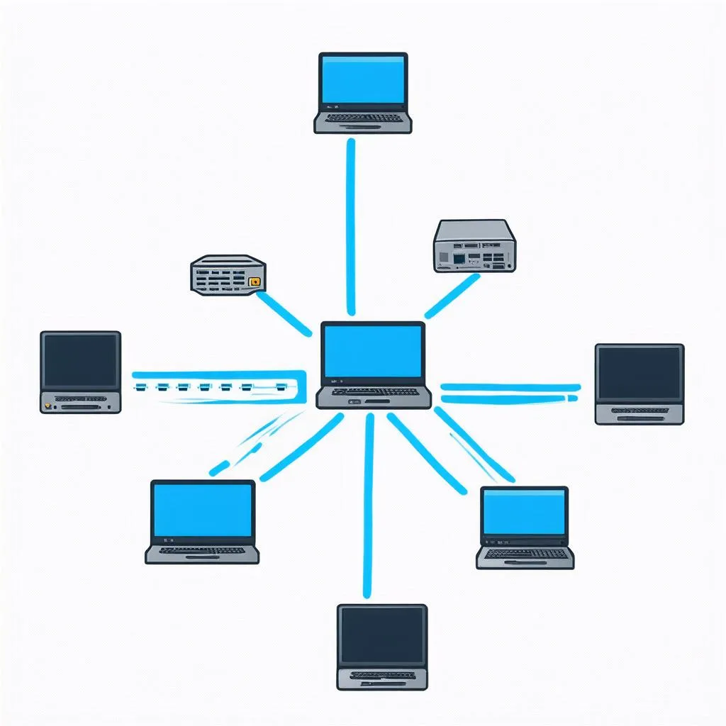 Mạng máy tính kết nối các thiết bị