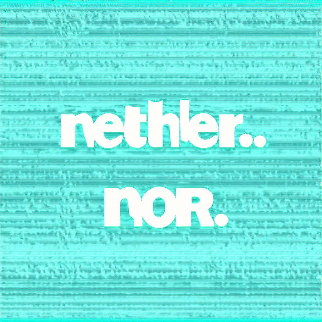 neither nor concept