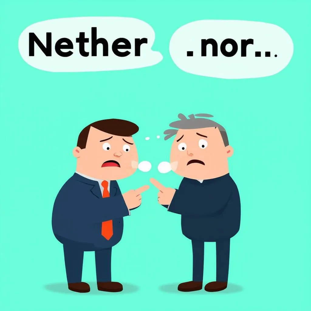 neither nor illustration