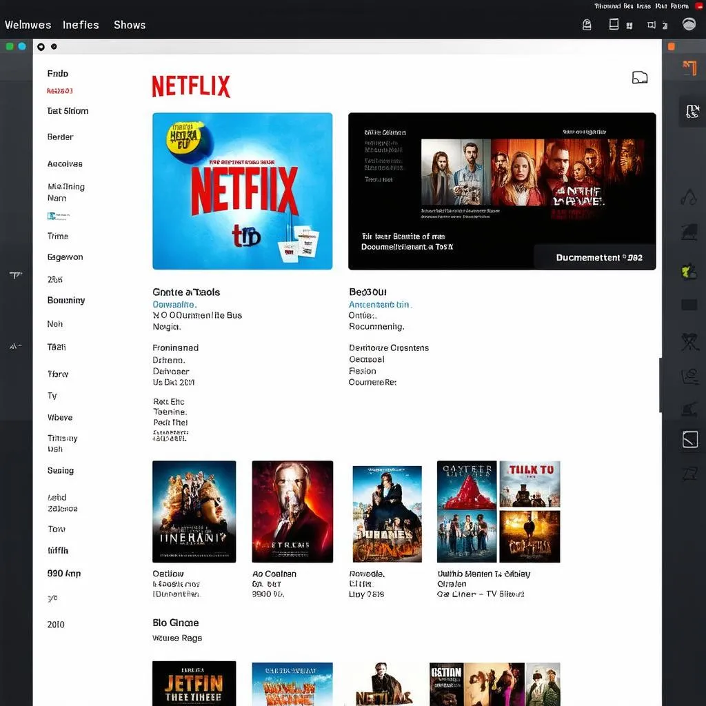 Giao diện Netflix
