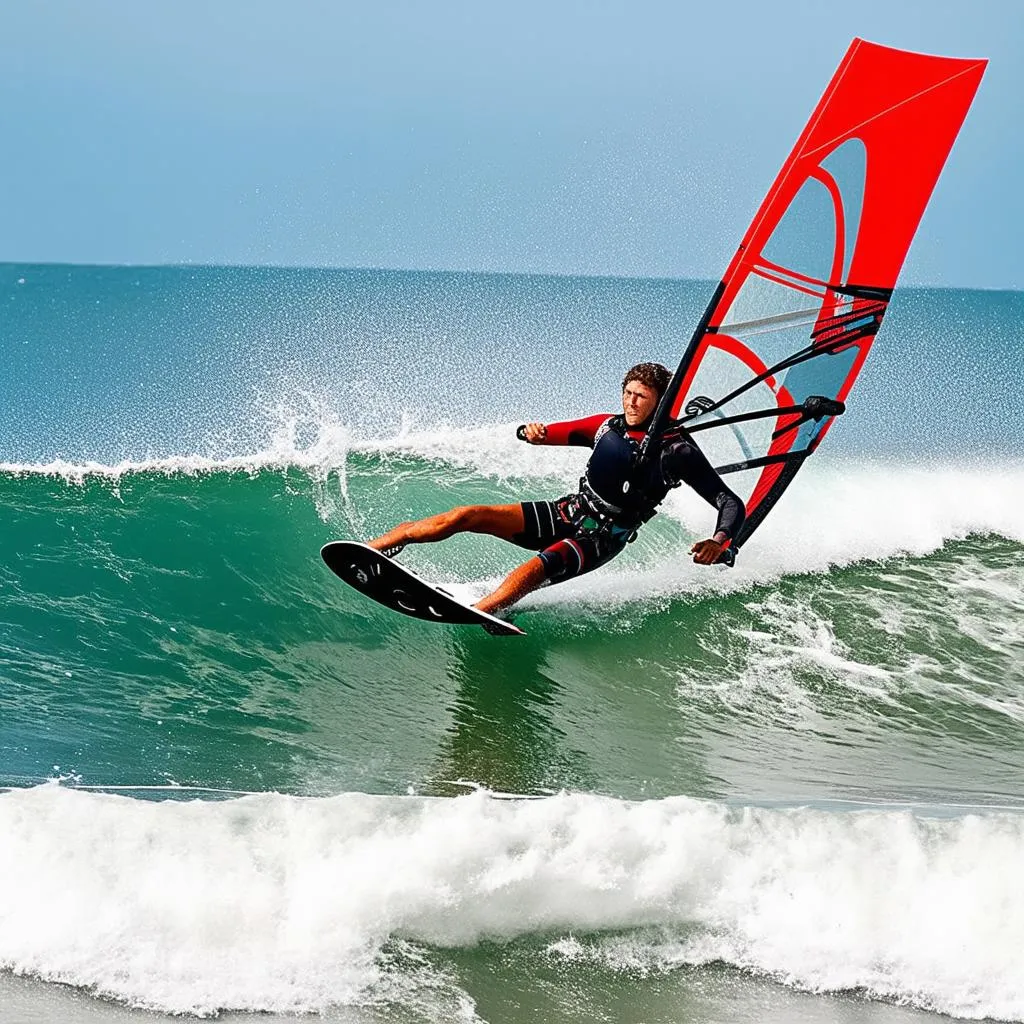 người chơi windsurfing