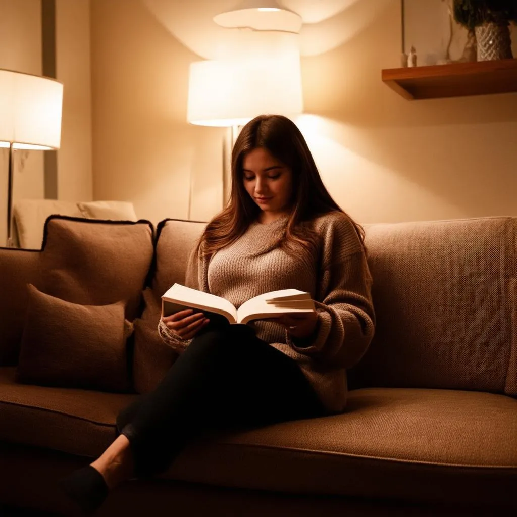 Woman Reading Book