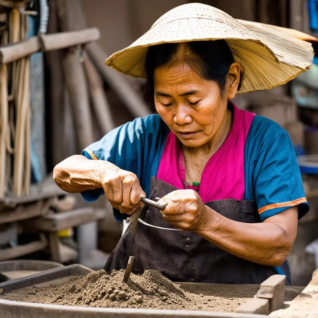 Nữ công gia mài sắt thành kim