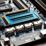 Các khe cắm PCIe trên bo mạch chủ