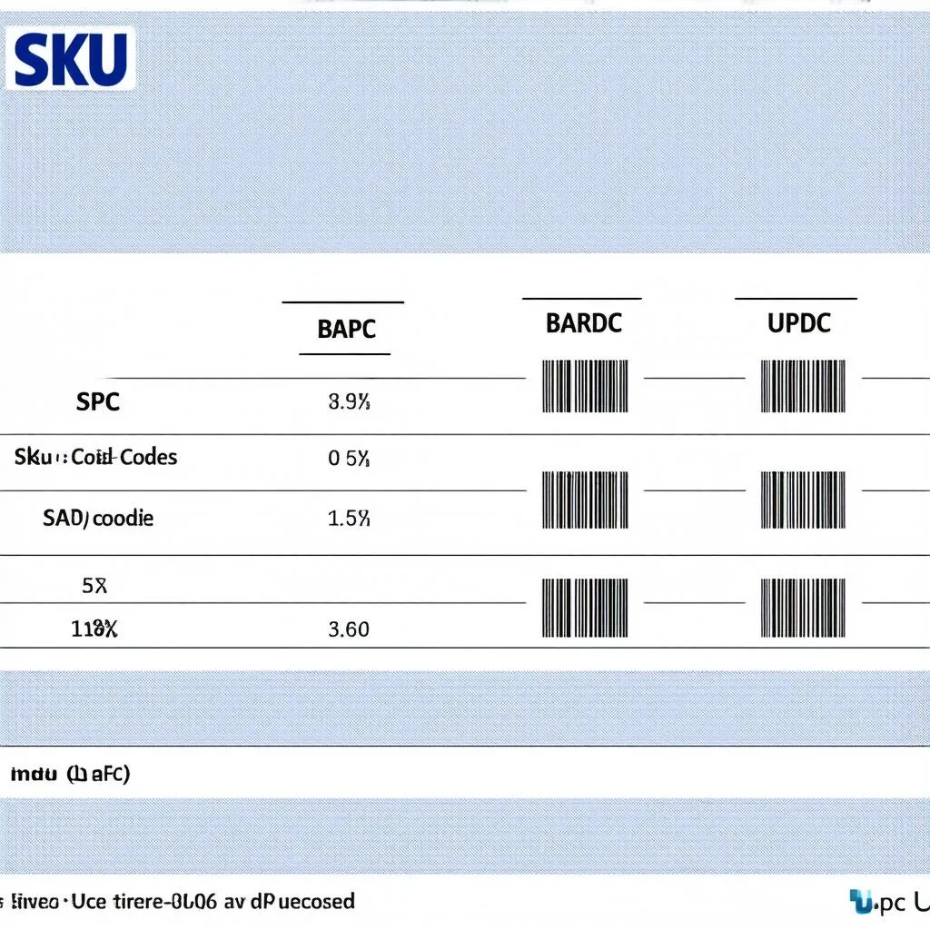 Phân biệt SKU, Barcode và UPC