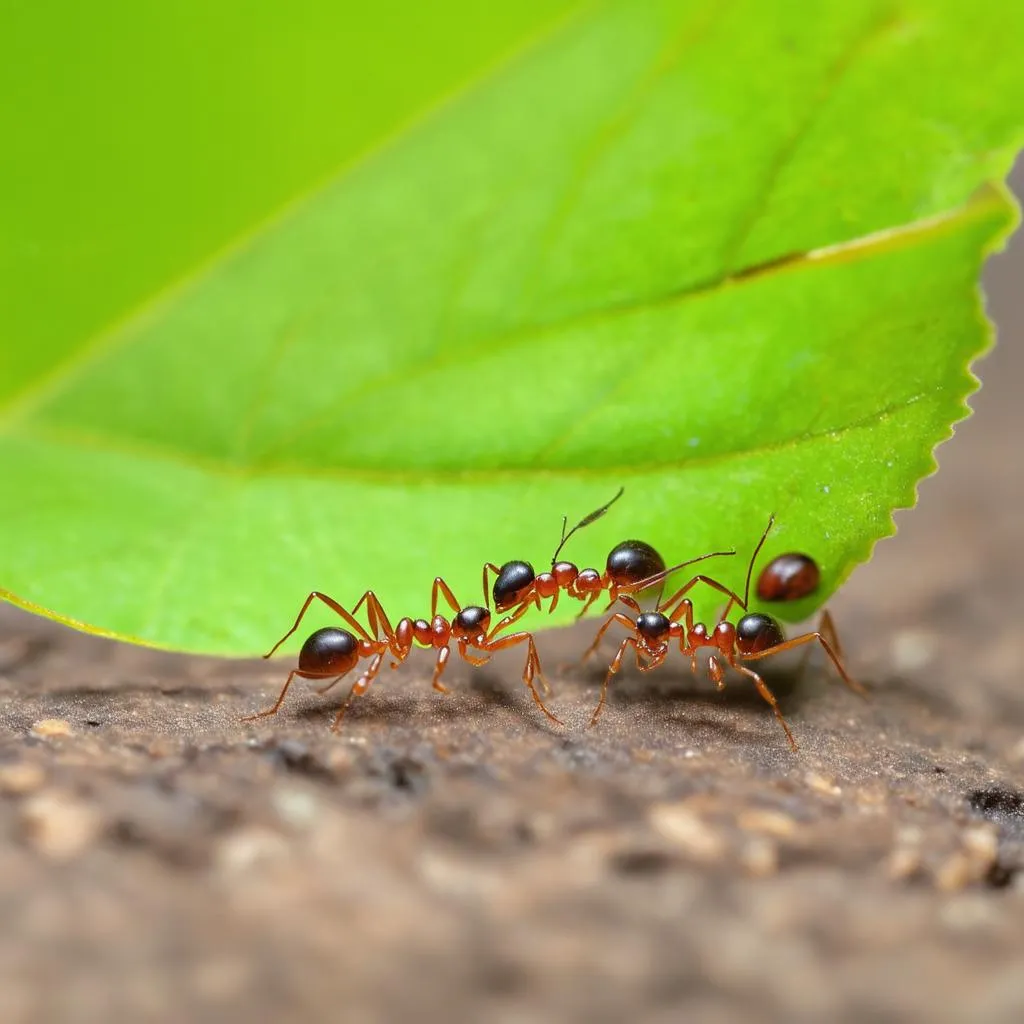 Sự kiên trì của con kiến