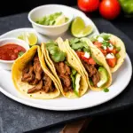 Món tacos thịt nướng Mexico