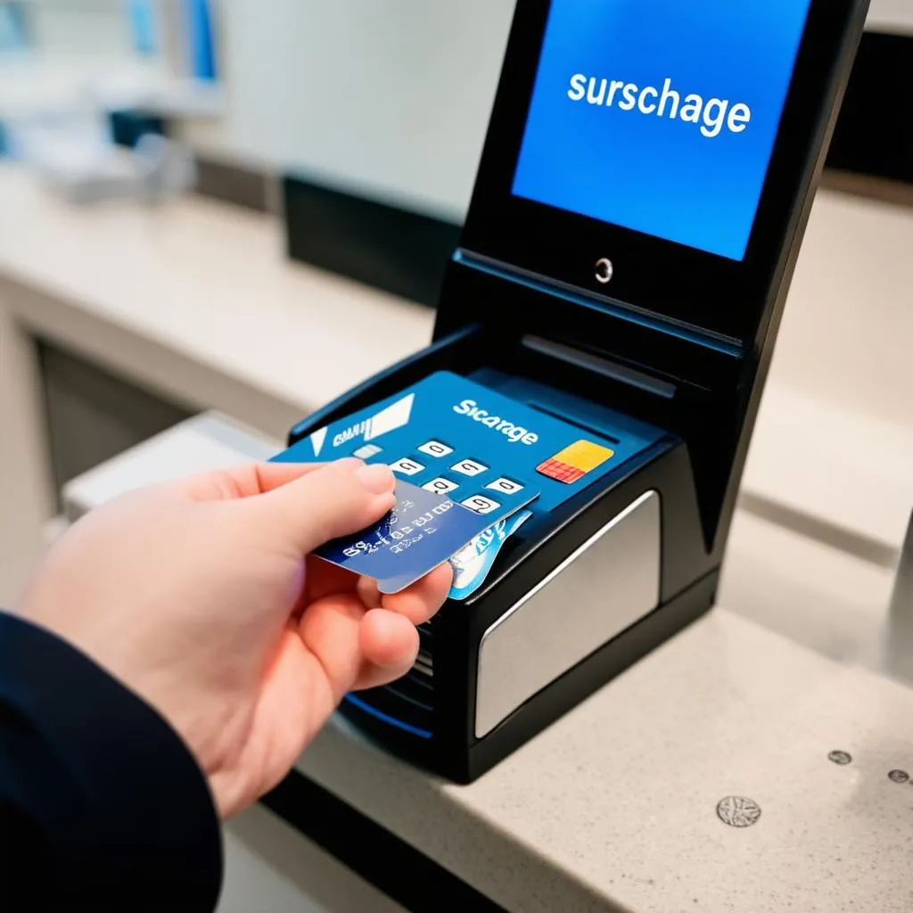 Phí surcharge khi thanh toán bằng thẻ tín dụng