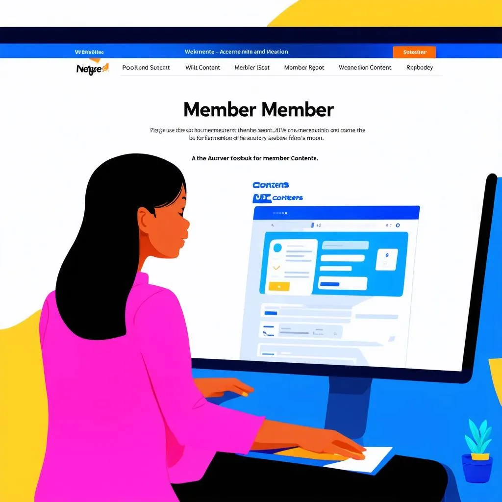 website member