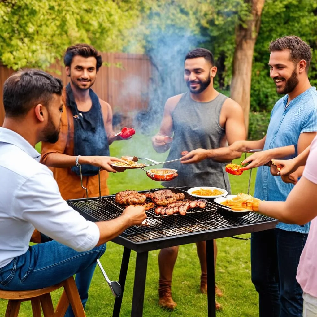 Tiệc BBQ ngoài trời