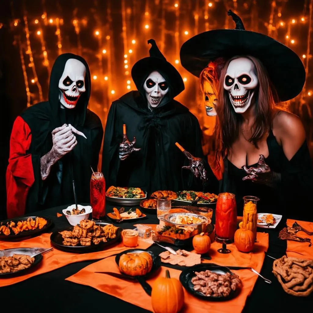 Tiệc Halloween kinh dị