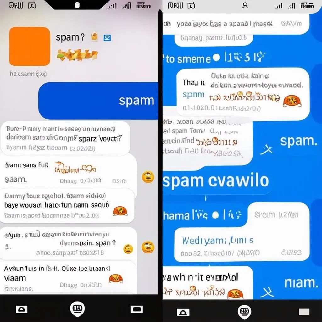 tin nhắn spam