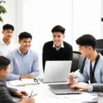 Trainee làm việc nhóm