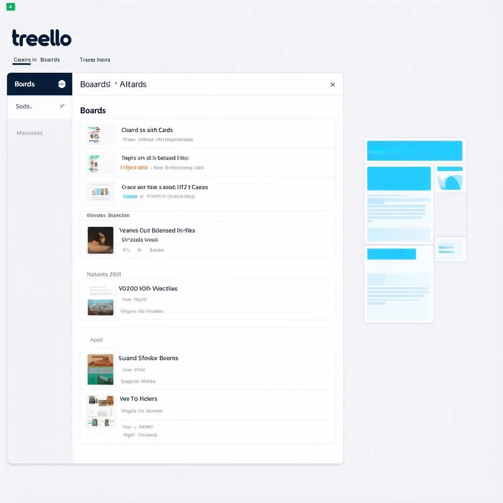 Giao diện Trello